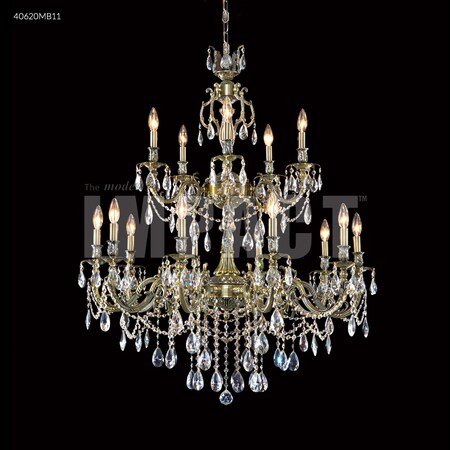 James R Moder Brindisi 15 Arm Chandelier 40620MB11